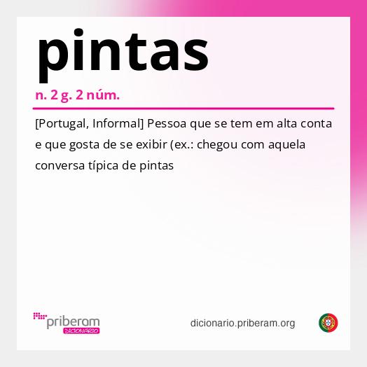 Significado de pintas